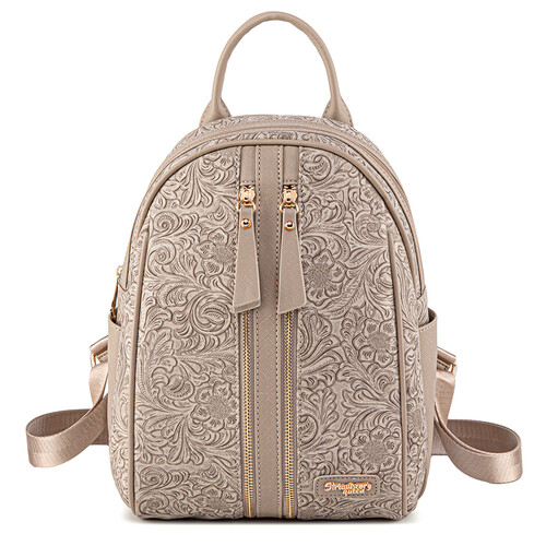 CANDY BACKPACK - FLORAL CD, LATTE